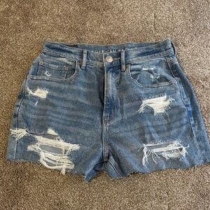 American Eagle Outfitters Women's Denim Distressed Shorts